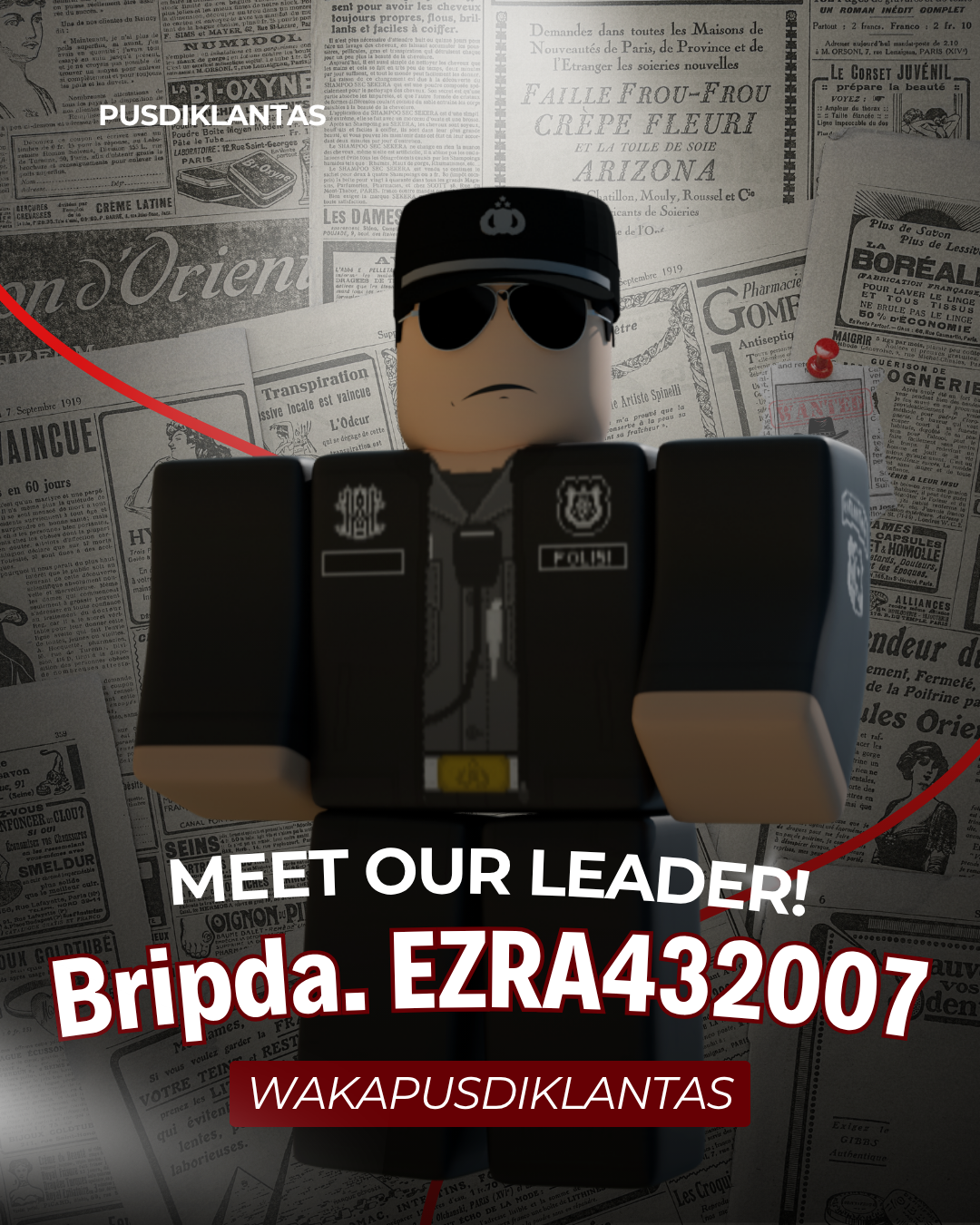 WAKAPUSDIKLANTAS Brigadir Polisi Dua. EZRA432007